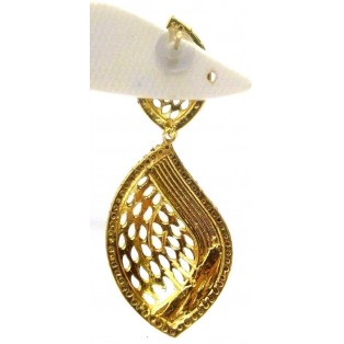 Gold Earring Jhumka Bali Jhumki Fashion Jewelry Boho Chic Drop Dangle Long E63
